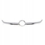 Ornament grila masca fata Opel Corsa E, 11.2014-, parte montare centrala, crom, cu locas pentru emblema, 55B205-6, Aftermarket, Rapid