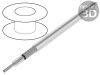 Cablu coaxial 50&Omega; PFA, ecranat