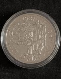 Moneda 10 mărci 1987 J RFG argint 750 ani Berlin