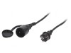 Prelungitor Alimentare 25m Negru 16A, KEL