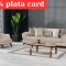 Set 3+1+1 Loris Lada Depozitare Tapitat Catifea Crem (cod 13739)
