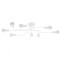 Candelabru VECTOR 8 alb, Sollux Lighting