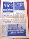 Program meci fotbal FC INTER SIBIU - CHIMICA TARNAVENI (07.06.1987)