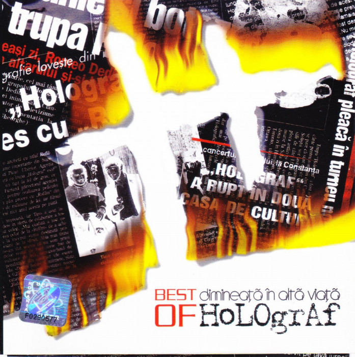 CD Rock: Holograf &ndash; Best of - Dimineață in altă viață ( 2002, original )