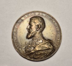 Medalie Regele Carol I - Inaugurarea Palatului Universitatii din Iasi 1897