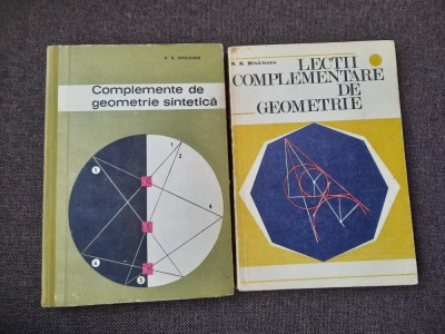 NICOLAE MIHAILEANU COMPLEMENTE DE GEOMETRIE SINTETICALECTII COMPLEMENTARE foto