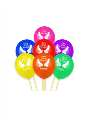 Set 7 Baloane Super Dick Forever foto