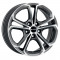 Jante SAAB 9 5 6.5J x 16 Inch 5X110 et39 - Mak Hessen Gun Met-mirror Face - pret / buc