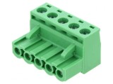 Regletă Conexiuni Deconectabilă 5 Piste 5,08mm Dreaptă