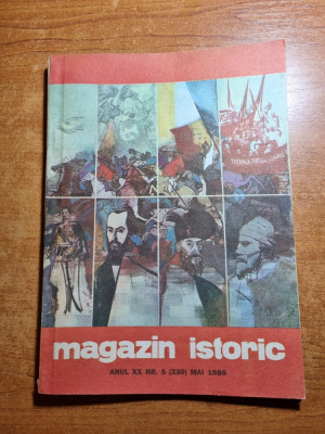Revista Magazin Istoric - Mai 1986 foto