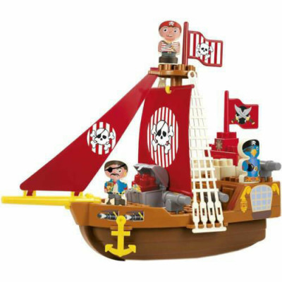 Set Cuburi de Construit Barca Piratilor Abrick foto