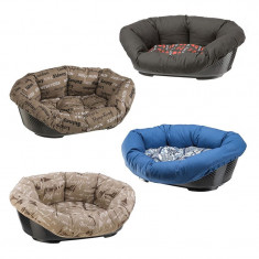 Culcuş pentru câini şi pisici SOFA 4 cu pernă - 64 x 48 x 25 cm