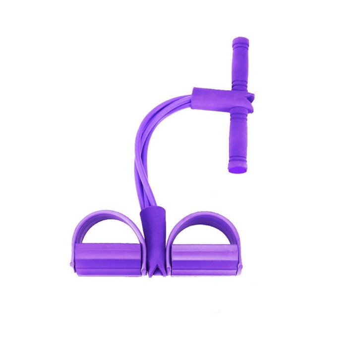 Banda elastica multifunctionala cu suport pentru picioare perfecta pentru tonifiere brate, abdomen, piept, picioare, MyStyle&reg;