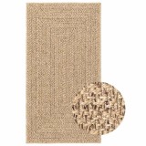vidaXL Covor ZIZUR aspect iută, 80x150 cm, pentru interior și exterior