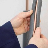 Izolaţie Ţevi &Icirc;nclăzire Cauciuc, 76mm, 2m