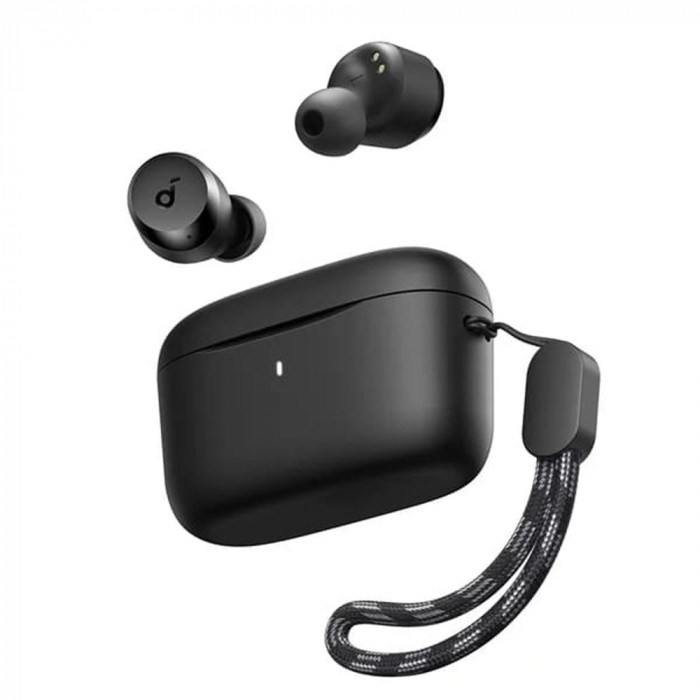 Anker - Wireless Earbuds A25i (A3948G11) - TWS, Bluetooth 5.3, Touch Control with Charging Case, IPX5 - Black