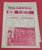 Program meci fotbal PETROLUL PLOIESTI - "FLACARA" MORENI (31.05.1981)