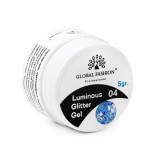 Cumpara ieftin Gel luminiscent Luminous Glitter Gel cu sclipici hexagon 5g, 04