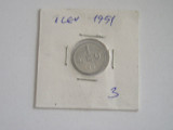 M1 C10 - Moneda foarte veche 93 - Romania - 1 leu 1951