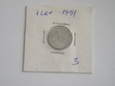 C10 93 - Moneda foarte veche - Romania - 1 leu 1951 foto