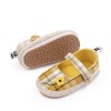 Balerini pentru bebelusi, in carouri galbene (Marime Disponibila: 9-12 luni, Superbaby