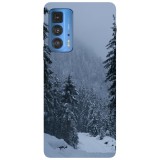 Husa compatibila cu Motorola G20 model Winter forest, Silicon, TPU, Viceversa, Transparent, Carcasa