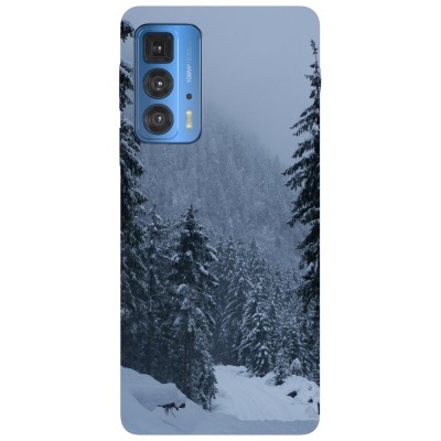 Husa compatibila cu Motorola G20 model Winter forest, Silicon, TPU, Viceversa foto