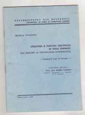 bnk rev Maria Cvasnii - Structura si functiile dialogului in textul dramatic
