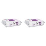 Set 2x Servetele umede Sleepy Easy Clean Orchid Garden multisuprafete, 100 buc