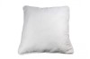 Perna matlasata antialergica PureDream Coneltex, dimensiuni 40 x 40 cm, patrata, culoare alba, umplutura fibra siliconizata