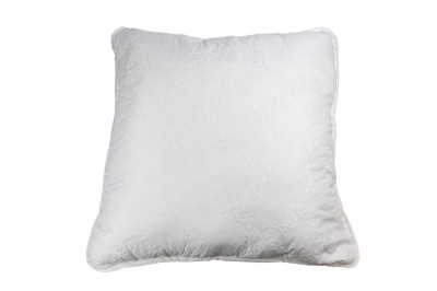 Perna matlasata antialergica PureDream Coneltex, dimensiuni 40 x 40 cm, patrata, culoare alba, umplutura fibra siliconizata foto