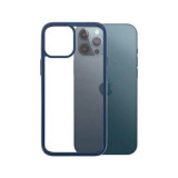Cumpara ieftin Husa Cover Panzer Clear Case pentru iPhone 12 Pro Max Albastru
