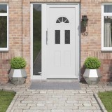 Cumpara ieftin Jardiniera 2 pcs Argintiu 50 x 50 x 40 cm Otel inoxidabil