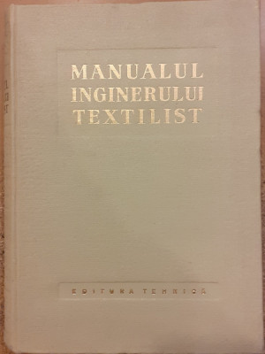 Manualul inginerului textilist foto