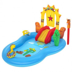 Centru de Joaca Gonflabil BestWay Wild West Play Center 264 x 188 x 140 cm foto