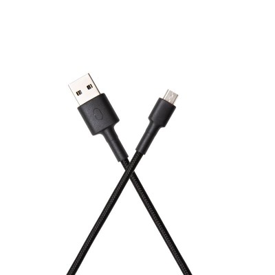 Cablu Date &amp;amp; Incarcare Textil MicroUSB (Negru) ATX foto