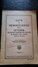 Date si reminiscente pentru istoria reuniunii Romane de cantari si muzica din Lugoj pana la Ion Vidu foto