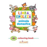 Limba engleză. Animale domestice. Colouring book