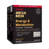 Gnc Mega Men Energy &amp; Metabolism Vitapak Program, Complex De Multivitamine