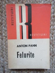 Felurite - Anton Pann CU DEDICATIE SI AUTOGRAF foto