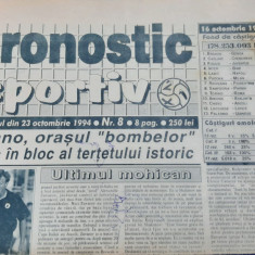 Ziar pronostic Sportiv 23 10 1994