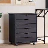 vidaXL Dulap rulant cu sertare MOSS, gri, lemn masiv de pin 355893