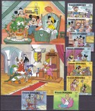 Grenada Grenadines 1987 Disney Hafnia MI 924-931 + 2 bl. 139, 140 MNH, Nestampilat