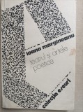Teatrul si artele poetice - Ioana Margineanu