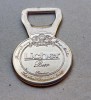 C824-Desfacator bere LICHER Premium vechi colectie metal argintiu.