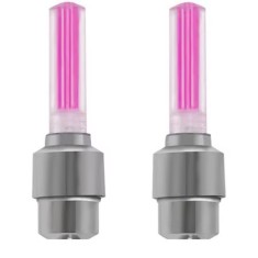 Set 2 lumini decorative valva LED pentru biciclete,auto - Roz
