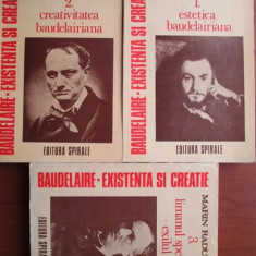 carte veche Colectie,Baudelaire-existenta si creatie,Marin Radulescu-1992,T.GRAT