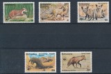 BOTSWANA 1977 WWF FAUNA PROTEJATA ANIMALE SALBATICE, Nestampilat