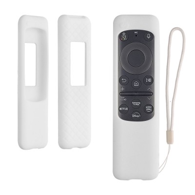Husa Telecomanda Kwmobile pentru Samsung BN59-01432A/BN59-01432J/TM2360e, Alb, Silicon, KWM000024XR002C foto