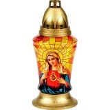 Candela funerara Bolsius Maria 3D, 25 cm, ardere 36 ore